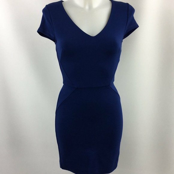 French Connection Dresses & Skirts - French Connection Blue Lula Sleeve Dress Size